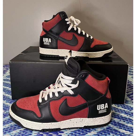 Nike Dunk High 1985 x Undercover UBA 2021 Men’s Size 8.5 DD9401 600 Gym Red NEW - Picture 2 of 8